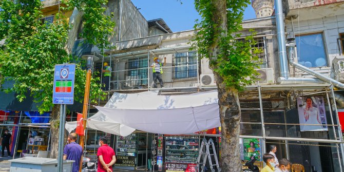 Kapalı Çarşı’nın cephesi yenileniyor