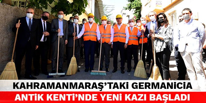 Kahramanmaraş'taki Germanicia Antik Kenti’nde yeni kazı başladı