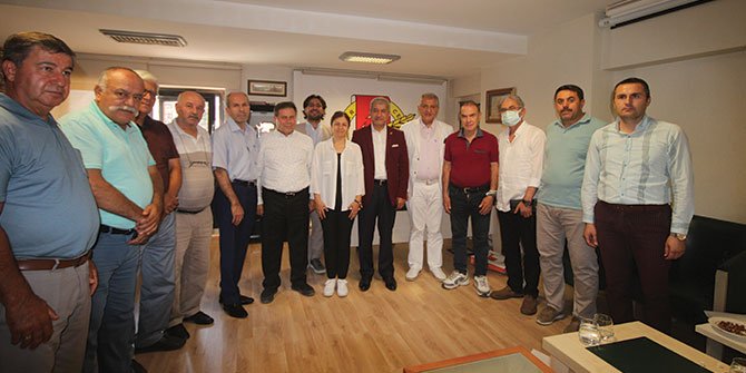 Akdeniz Gazeteciler Federasyonu’ndan KMBGC’ye ziyaret