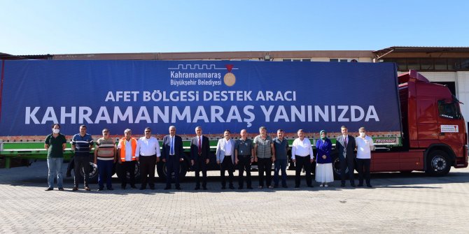 Kahramanmaraş’tan sel bölgesine 4. yardım tırı