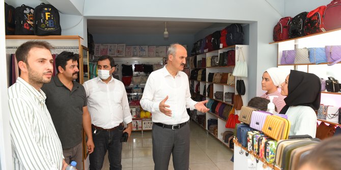 Başkan Okay’dan Ballıca Mahallesinde esnaf ziyareti