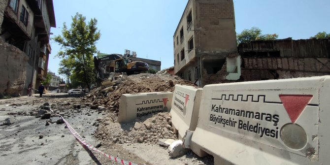 Kahramanmaraş'ta yeni bağlantı yolunda çalışmalar sürüyor