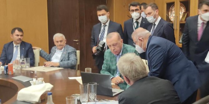 Başkan Mahçiçek’ten Cumhurbaşkanı Erdoğan'a EXPO 2023 sunumu