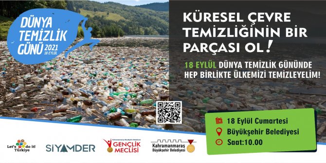 Kahramanmaraş'ta Dünya Temizlik Gününde anlamlı etkinlik