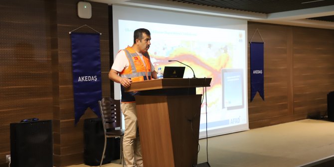 Akedaş Elektrik Dağıtım A.Ş. personeline afet eğitimi