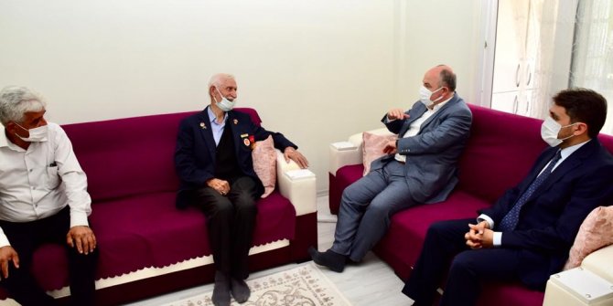 Vali Coşkun'dan gaziler ve ailelerine ziyaret