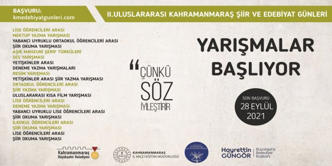 Ödüllü Yarışmalarda iki önemli duyuru