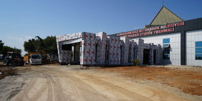Kahramanmaraş Otogarı yenilenen yüzüyle hizmet vermeye hazırlanıyor