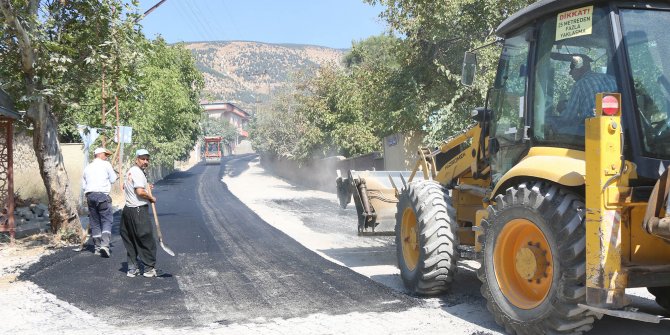 Gafarlı’nın yolları Büyükşehir’le yenilendi