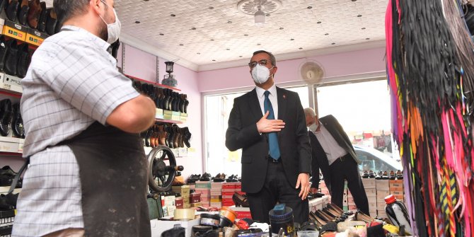 Başkan Güngör’den Bağlarbaşı esnafına ziyaret