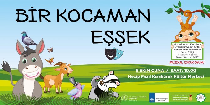 Kahramanmaraş'ta çocuklara tiyatro etkinliği