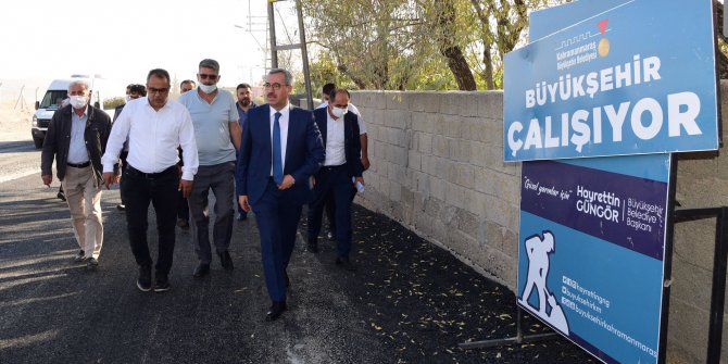 Başkan Güngör Gafarlı’daki çalışmaları inceledi