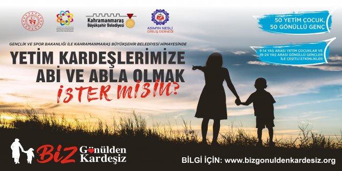 “Biz Gönülden Kardeşiz” gönüllülerini arıyor!