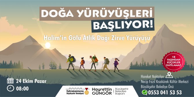 Doğa Yürüyüşleri’nde Yeni Rota Atlik Dağı Zirvesi