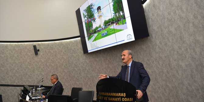 Başkan Okay’dan Ticaret ve Sanayi Odası Meclisi’nde sunum