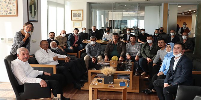 Kipaş Holding çalışanlarından yönetim kuruluna anlamlı ziyaret