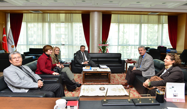 CHP YÖNETİMİNDEN BELEDİYEYE ZİYARET