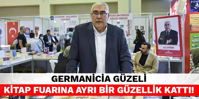 Germanicia Güzeli Kitap Fuarına Ayrı Bir Güzellik Kattı!