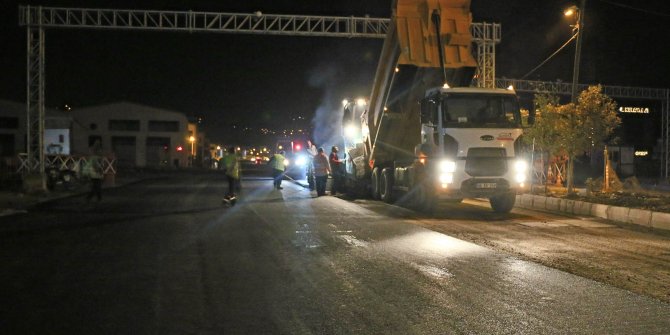Sanayi Sitesi’nde asfalt da başladı