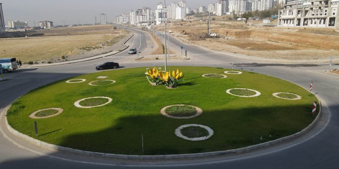 Kahramanmaraş'ta cadde ve bulvarlar ağaçlarla güzelleştiriliyor