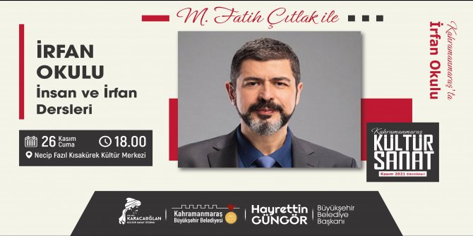 Fatih Çıtlak Kahramanmaraş’a geliyor