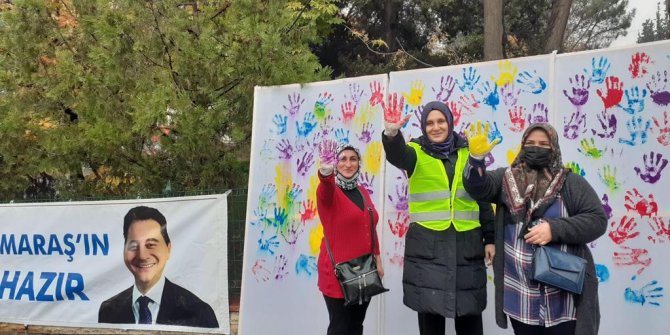 Deva Partisi Kahramanmaraş Teşkilatı tuallerle şiddete "Hayır" dedi