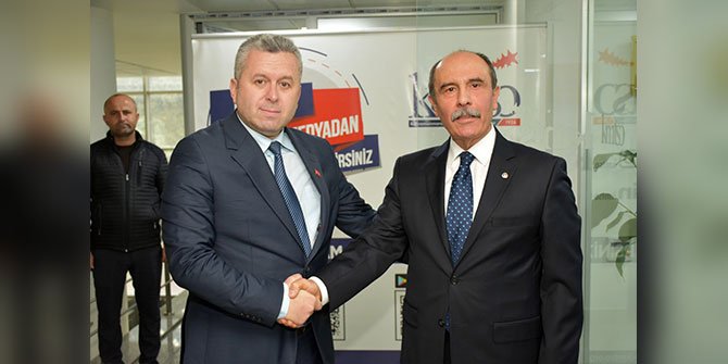 Başkan Balcıoğlu, Yardımcıoğlu’nun KMTSO ziyaretinde müjdeyi verdi: Sanayi Bölgesi, OSB statüsüne kavuşuyor!