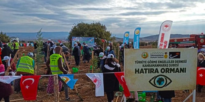 Kahramanmaraş'ta Yeşil Gözüm Hatıra Ormanı açıldı
