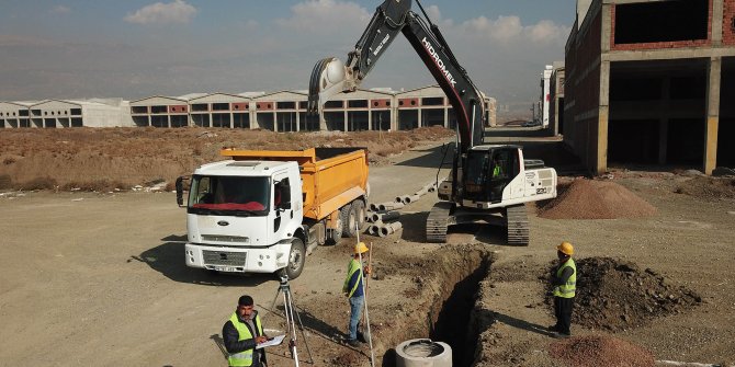Sanayi’nin yeni yerleşkesinde çalışmalar sürüyor