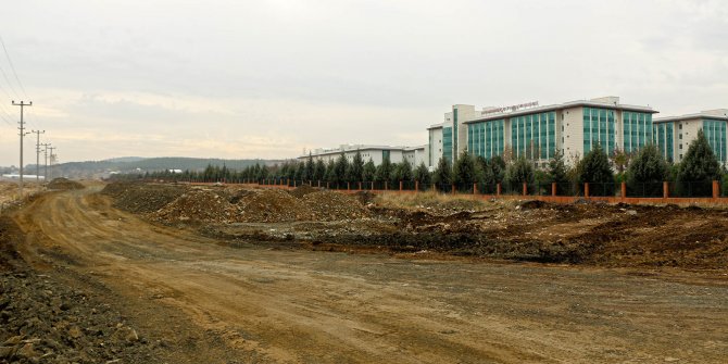 Hastane Kampüsüne yeni bulvar inşa ediliyor