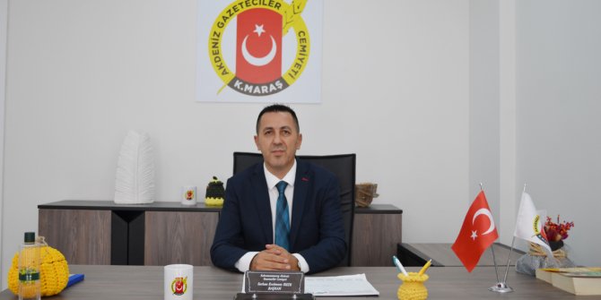 Kahramanmaraş Akdeniz Gazeteciler Cemiyeti'nden Muharrem Sarıkaya'ya tepki!