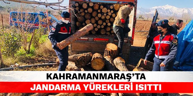 Kahramanmaraş’ta jandarma yürekleri ısıttı
