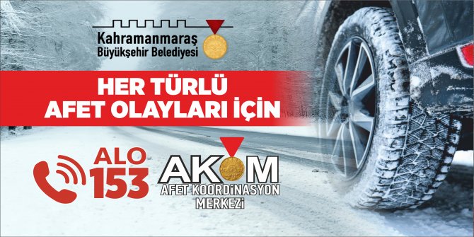 Afet Koordinasyon Merkezi’ne ALO 153 ile kolay ulaşım