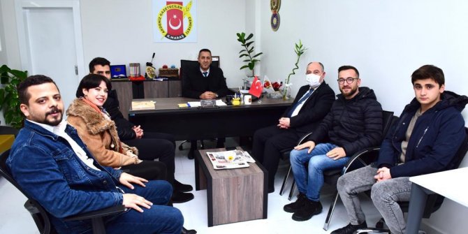 Vali Coşkun’dan Gazeteciler Cemiyetlerine ziyaret