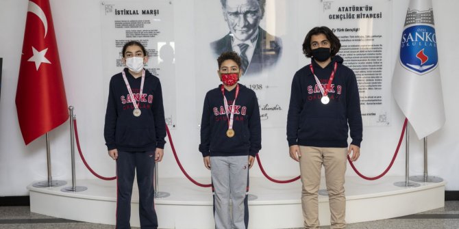 Sanko Okulları öğrencilerinin satranç başarısı