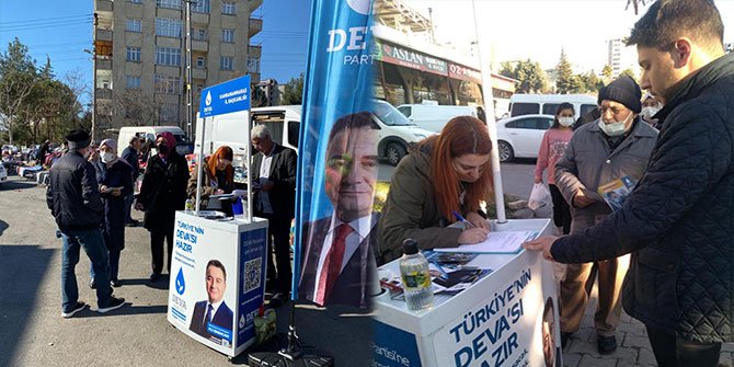 Deva Partisi standtları semt pazarlarında yoğun ilgiyle karşılandı
