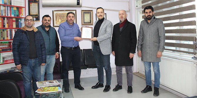 Kahramanmaraş Ahilik Platformu'ndan Erkır Medya’ya ziyaret