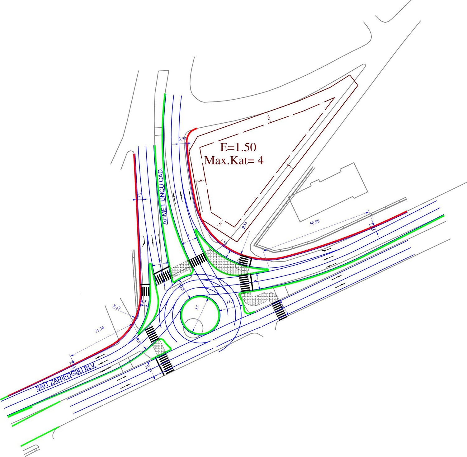 BÜYÜKŞEHİR'DEN RAHATLATICI KAVŞAK PROJESİ