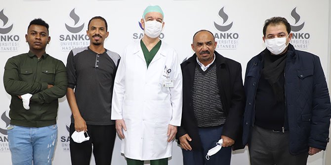 Şifa bulmak için Sudan’dan SANKO Hastanesi’ne geldi
