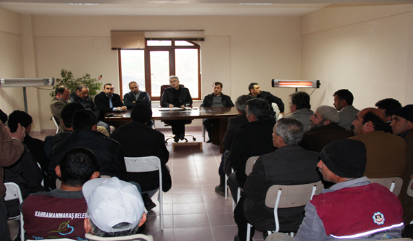 İŞÇİLERE İŞÇİ SAĞLIĞI VE GÜVENLİĞİ SEMİNERİ VERİLDİ