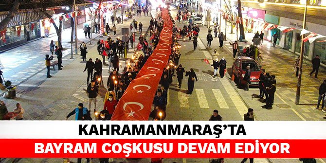 Kahramanmaraş’ta bayram coşkusu devam ediyor