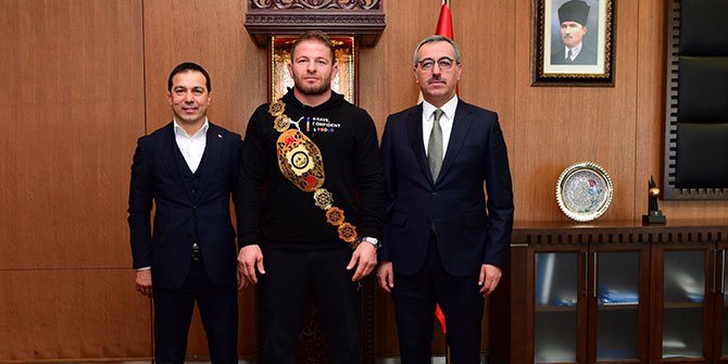 Başkan Güngör, Eroğlu ve Balaban’ı ağırladı