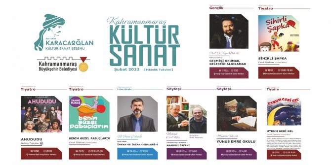 Kahramanmaraş'ta Şubat Kültür Sanat Etkinlikleri başladı
