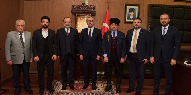 Başkan Güngör Mehmet Görmez’i ağırladı