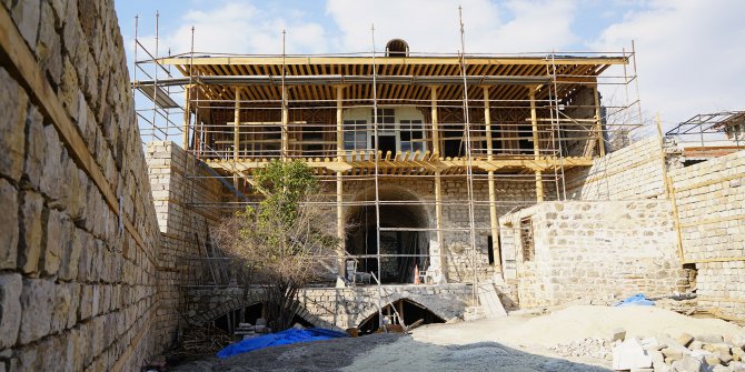 Arslanbey Konağı’nda restorasyon sürüyor