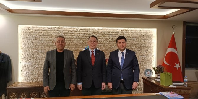 Tayvan Türkiye Temsilcisi Deva Partisi Dulkadiroğlu İlçe Başkanını ziyaret etti