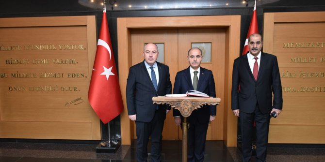 Emniyet Genel Müdürü Vali Mehmet Aktaş Kahramanmaraş Valiliğini Ziyaret Etti