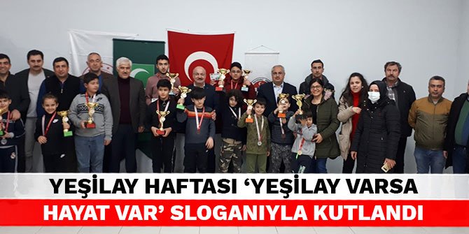 Yeşilay Haftası 'Yeşilay Varsa Hayat Var' sloganıyla kutlandı