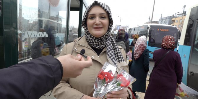 Kahramanmaraş'ta kadınlardan ücretsiz toplu taşıma teşekkürü