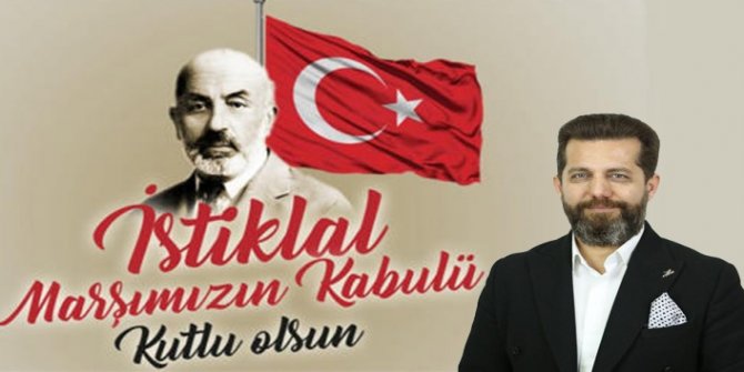 Başkan Büyükdereli’den İstiklal Marşı’nın 101. Yıldönümü mesajı